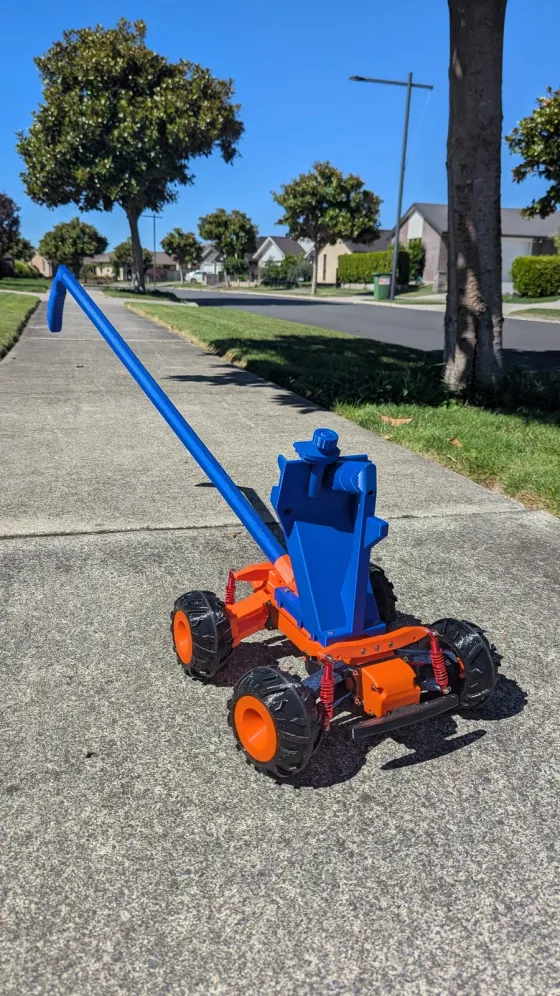 The new Access Cart, photographed from behind on a footpath